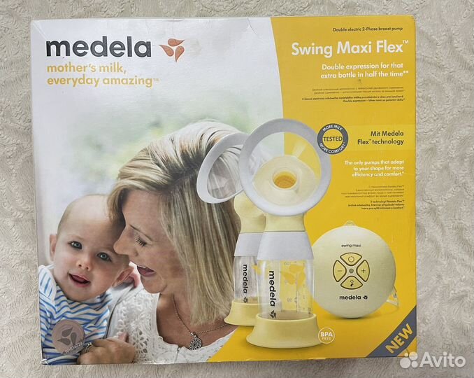 Молокоотсос medela swing maxi flex