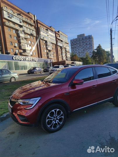 Renault Arkana 1.3 CVT, 2021, битый, 29 800 км