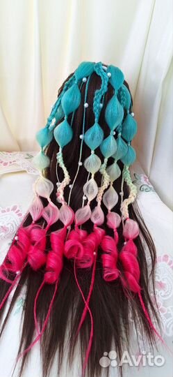 Съёмный цветной хвост