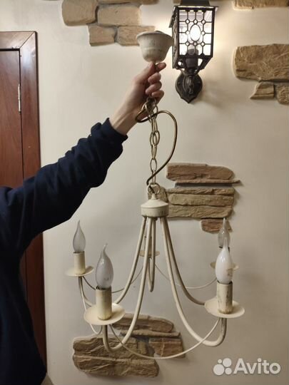 Люстра потолочная бу