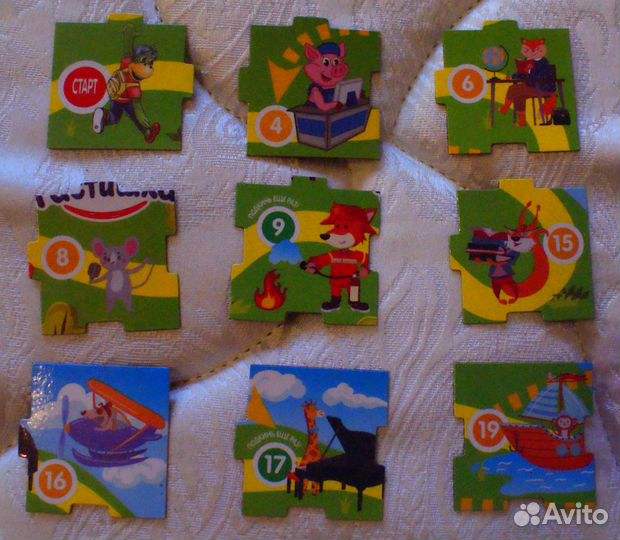 Магниты Растишка профессии, алфавит, космос и др