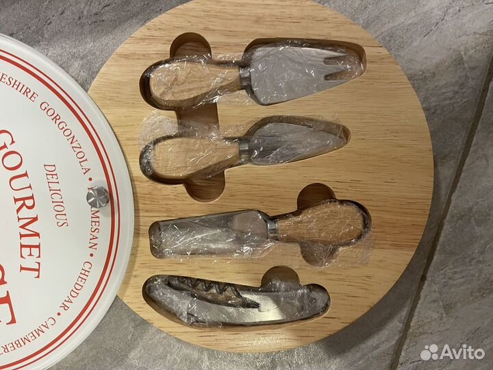 Подарочный набор сырная тарелка