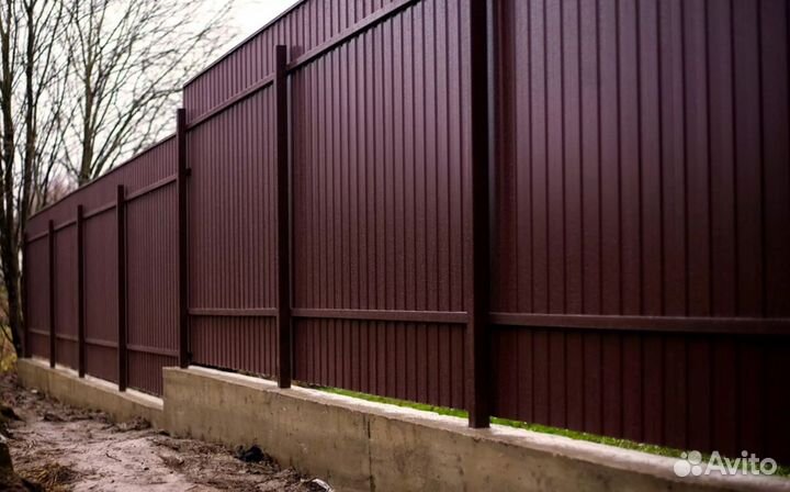 Забор из профлиста
