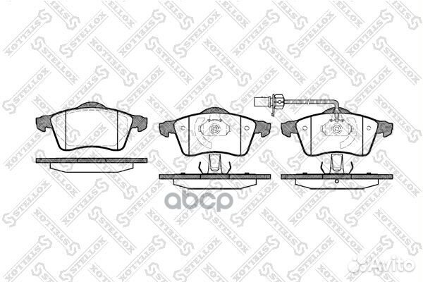 Колодки тормозные VW T4 &syncro 90- диск 15' пе