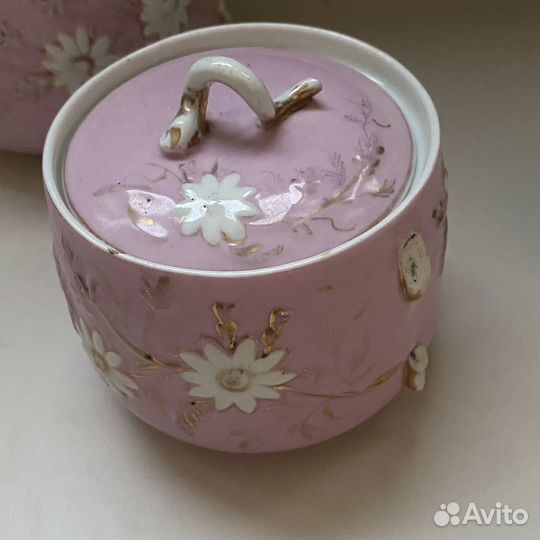 Дореволюционный чайный сервиз Ромашки Кузнецов Д.Ф