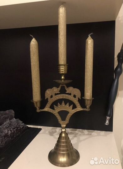 Подсвечники бронза Индия