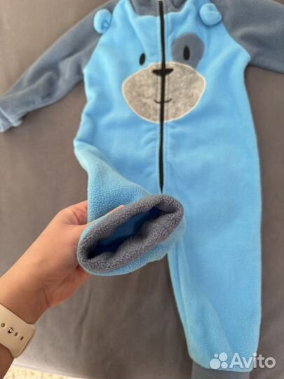 Флисовый комбинезон 80