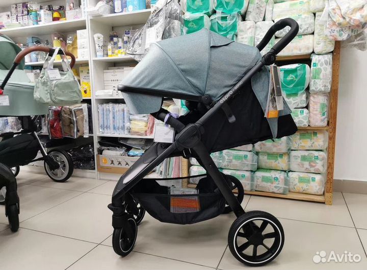 Прогулочная коляска Espiro Sonic Gel, turquoise