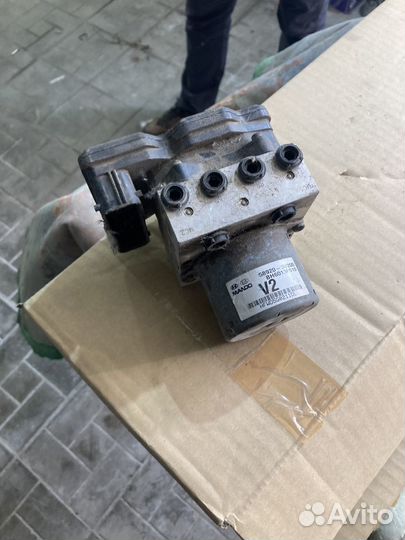 Блок abs hyundai solaris rio