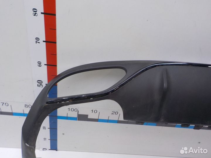 Юбка/спойлер заднего бампера Mercedes-Benz E-Class