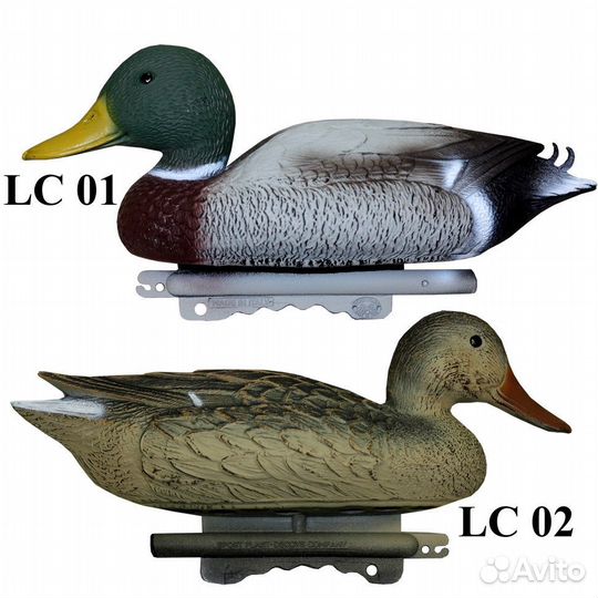 Чучела 4 шт (по 2 каждой)