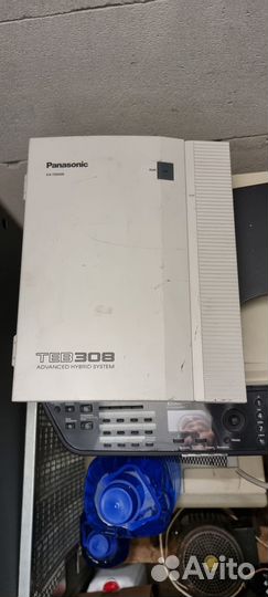 Мини атс panasonic teb308 + 4 телефона