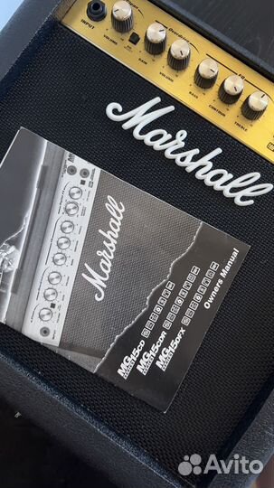 Комбоусилитель marshall mg15cd