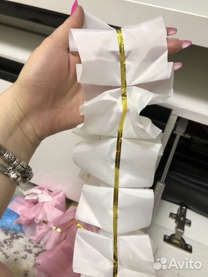 Украшения на свадебную машину (лента)