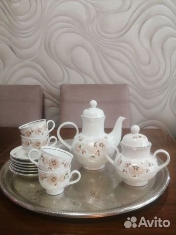 Кофейный сервиз фарфор Кольдиц гдр винтаж
