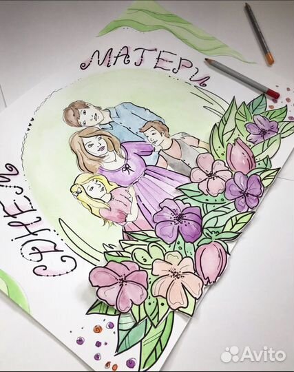 Художник рисунки в школу