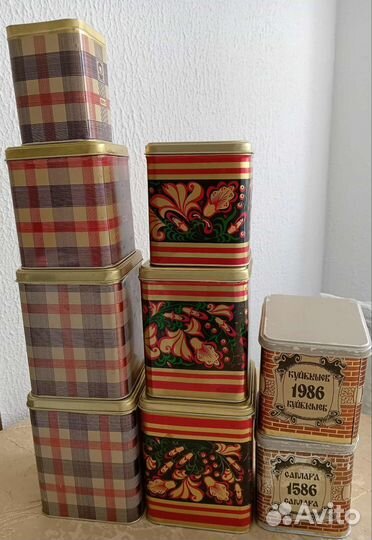 Железные банку для сыпучих продуктов