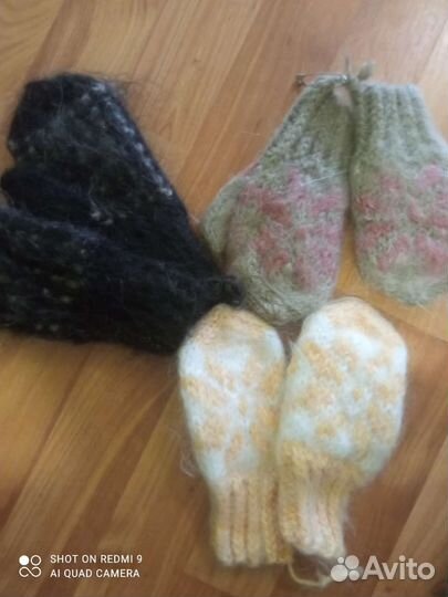 Варежки детские новые