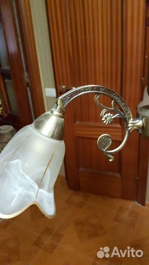 Люстра потолочная трехрожковая