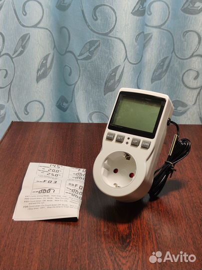 Розетка терморегулятор на 3680Вт (16А) новая