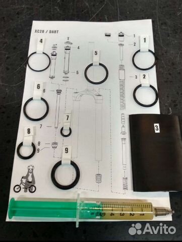 Рем.набор Rock Shox XC 28/Dart 2 и 3