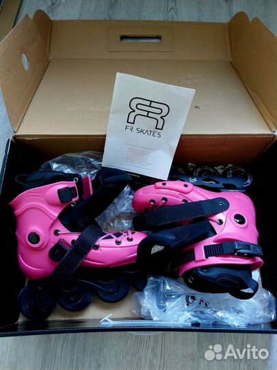 Ролики, Роликовые коньки FR skates FR J (pink)