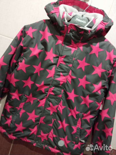Куртка зима, новая, 134,Ciraf, Финляндия