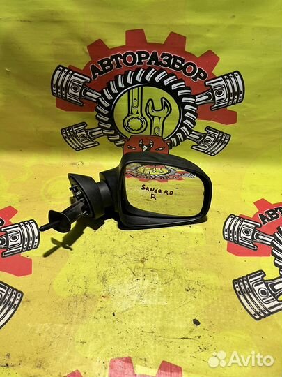 Зеркало правое механическое Renault Sandero 1