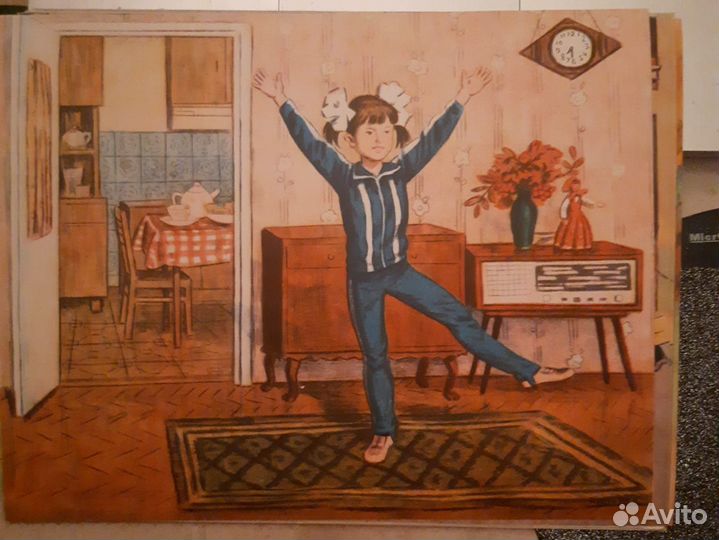 Пособия в картинках СССР изучение 3 ин. языков А4