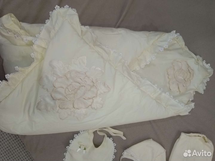 Конверт на выписку - одеяло весна осень