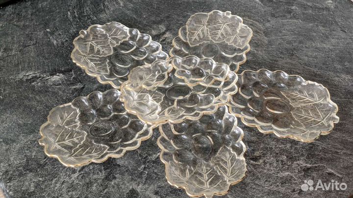 Набор тарелок для десерта Soga Glass