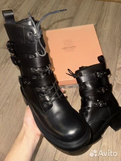 Новые ботинки кожа