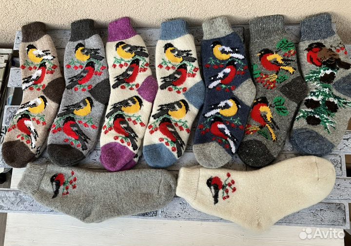 Шерстяные носки женские