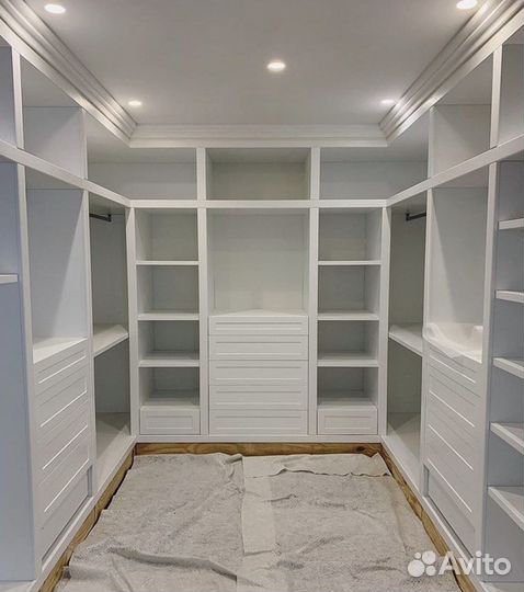 Гардеробная с фабрики