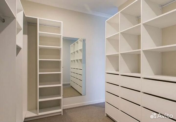 Гардеробные на заказ от производителя