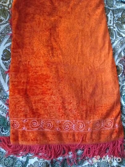 Плюшевая скатерть СССР