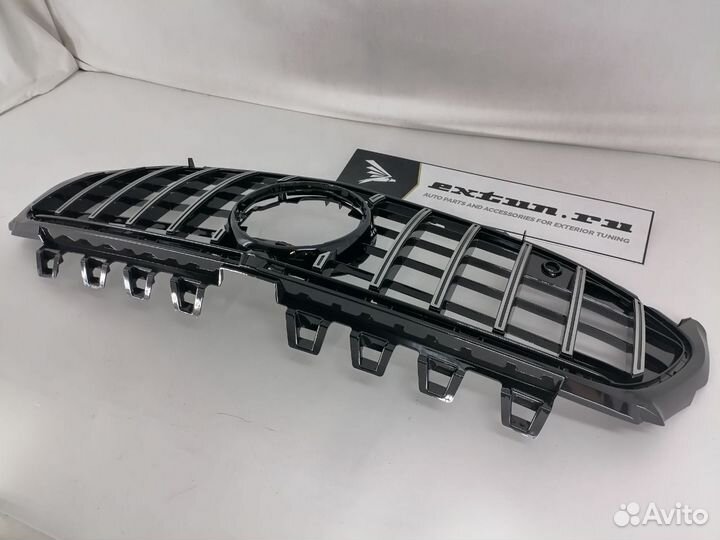 Решетка GT на Mercedes CLA c/x 118 хром 2019