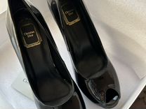 Шикарные лакированные туфли Dior,новые, 37 р-р