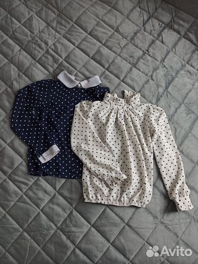 Блузки школьные 134 140