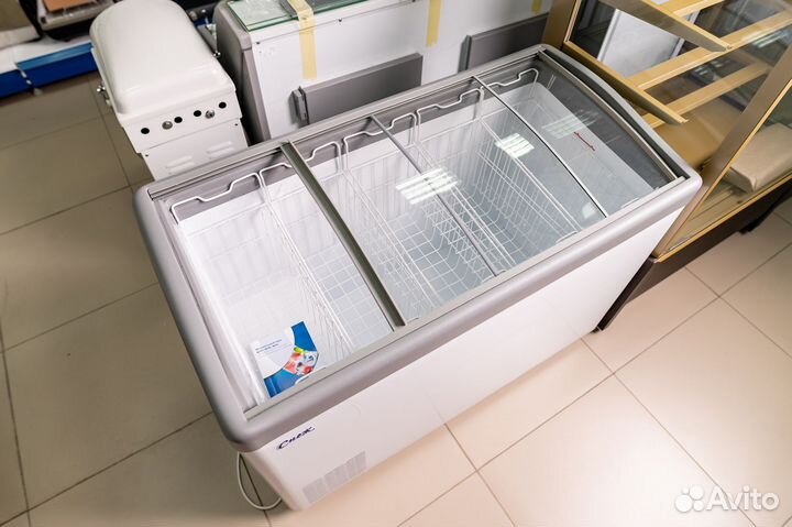 Морозильный ларь млг-400 серый