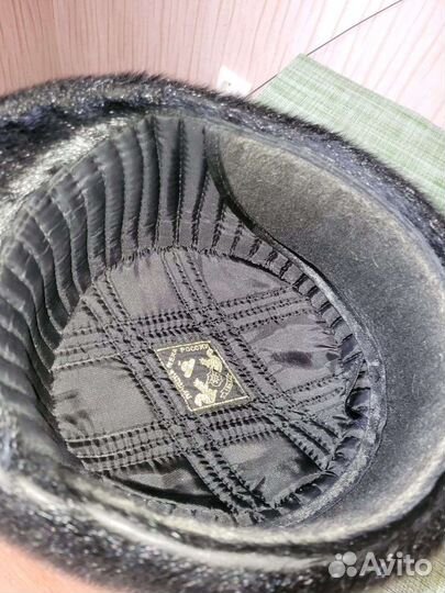 Норковая шапка мужская