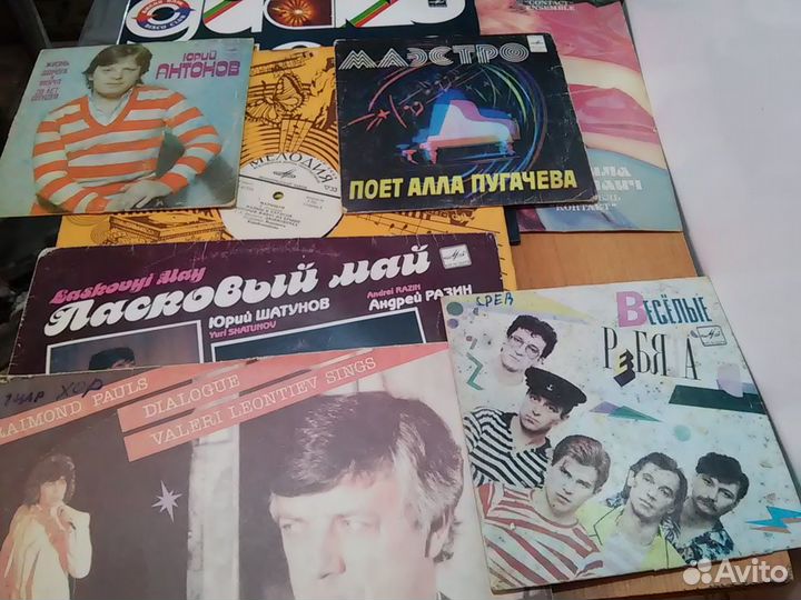Виниловые пластинки времен СССР