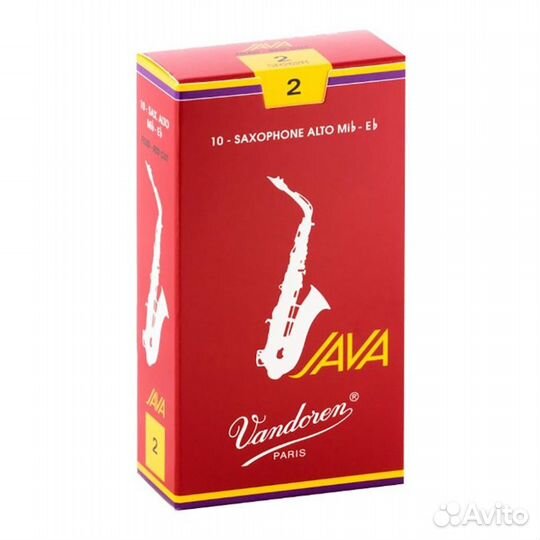 Трости для альт саксофона Vandoren Java Red Cut f