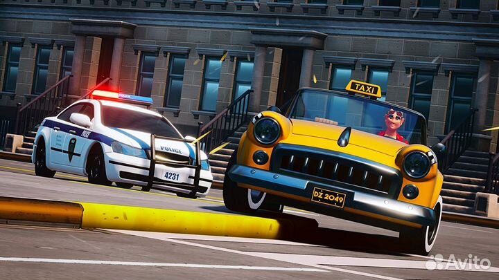 Taxi Chaos PS4, русские субтитры
