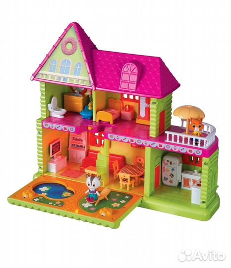 Набор игровой кошечки-собачки. Домик Буси