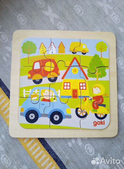 Пазлы деревянные