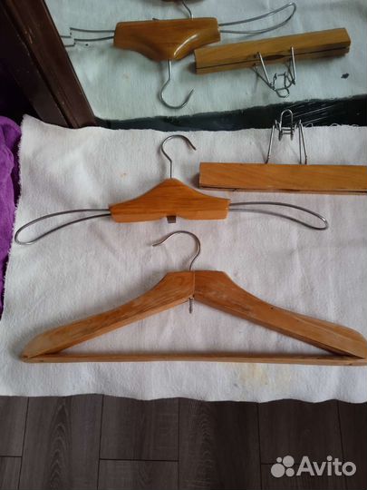 Вешалки плечики деревянные