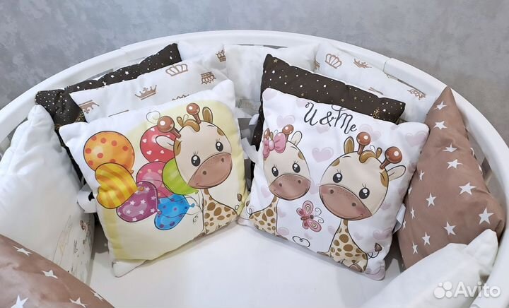 Бортики в кроватку новые