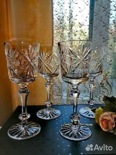 Фужеры хрустальные СССР