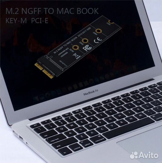 Переходник для MacBook iMac M.2 NVMe адаптер